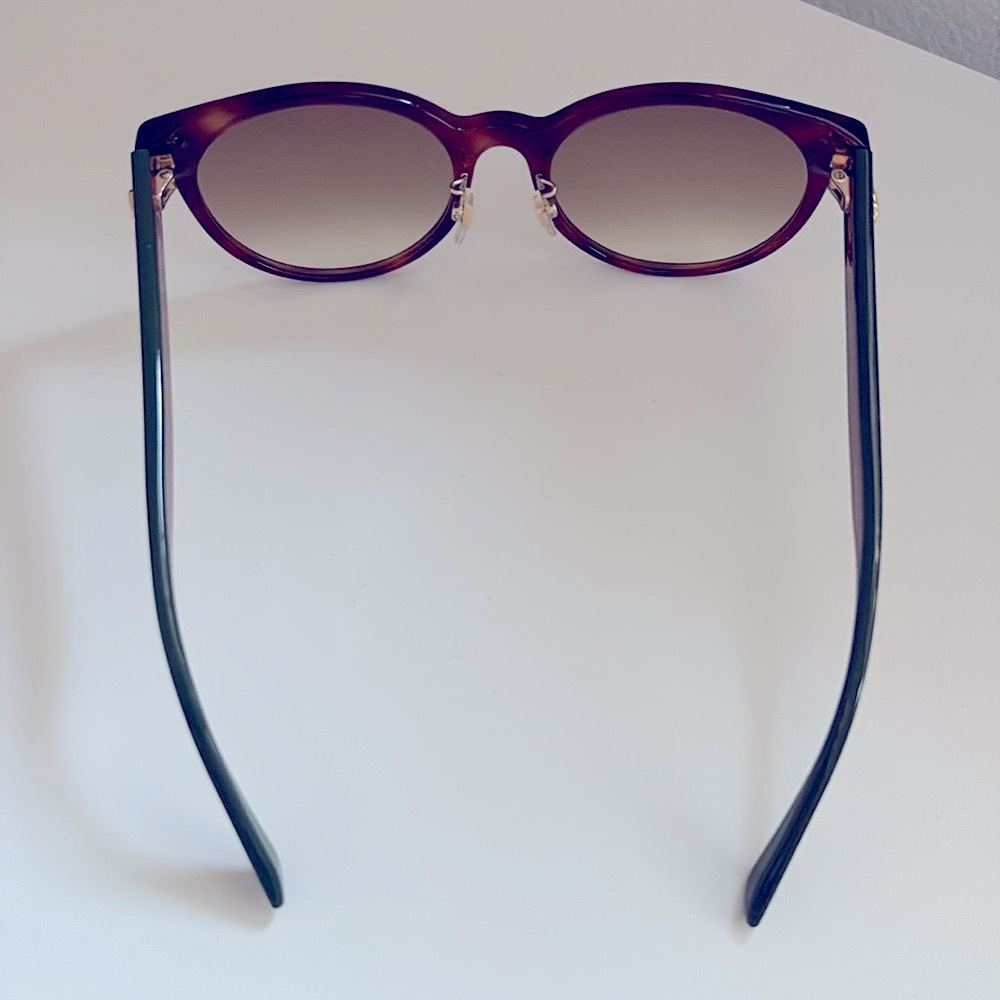 NEW [Gucci] Authenticated Luxury Round Sunglasses in Tortoiseshell/Green Acetate - Picture 9 of 15